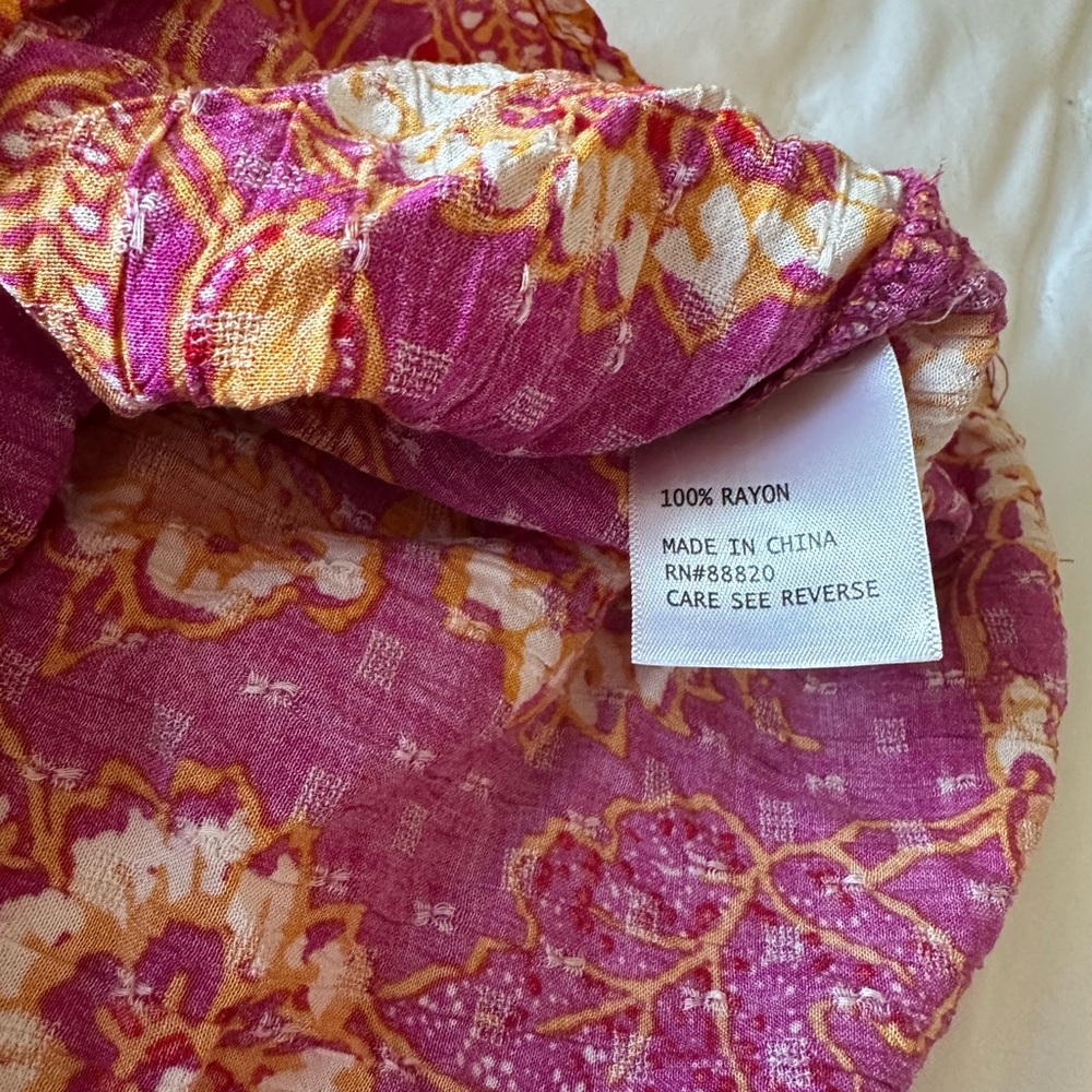Rachel Zoe Pink Floral Women's Top - Picture 3 of 4